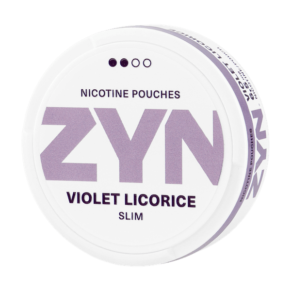 ZYN Violet Licorice Slim nikotīna spilventiņi