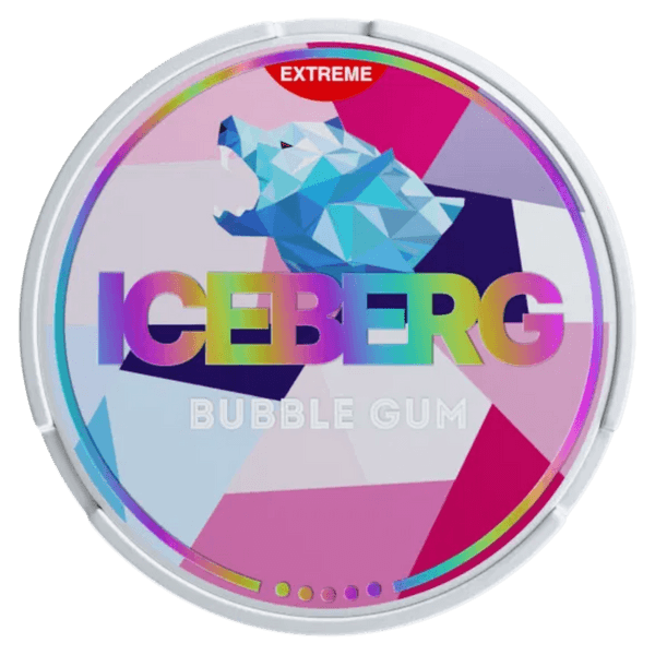 ICEBERG Bubble Gum Extreme nikotīna spilventiņi