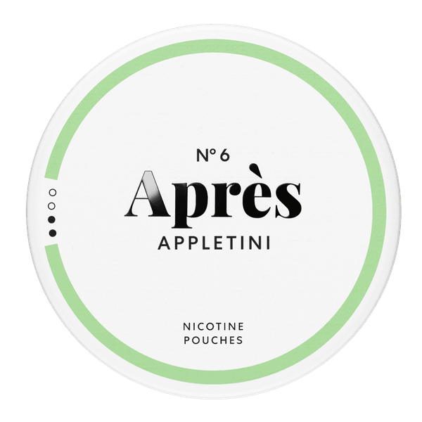 Après Appletini nikotīna spilventiņi