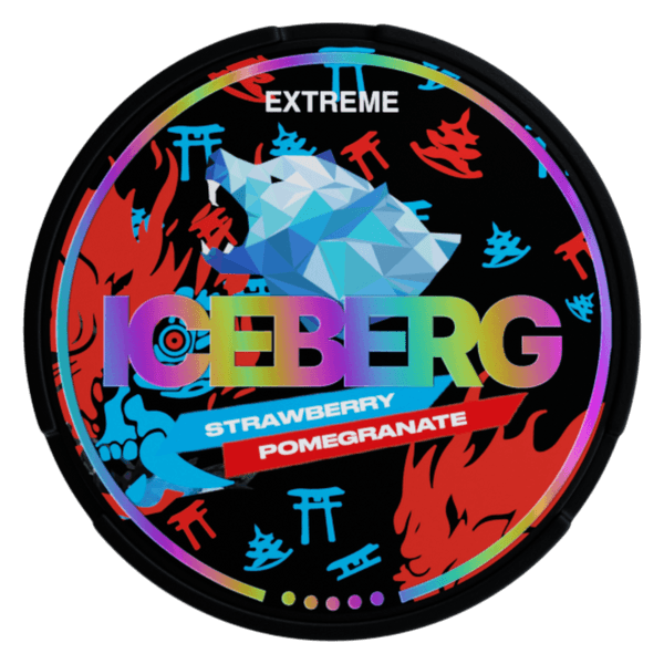 ICEBERG Strawberry Pomegranate Extreme nikotīna spilventiņi
