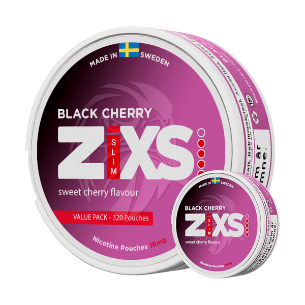 ZIXS ZIXS Black Cherry Jumbo Can nikotīna spilventiņi
