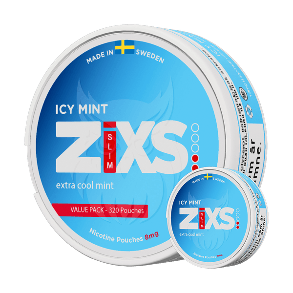 ZIXS ZIXS Icy Mint Jumbo Can nikotīna spilventiņi
